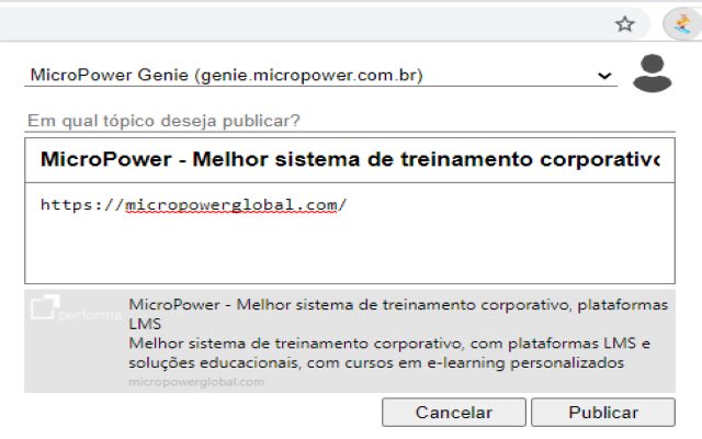 MicroPower Genie  from Chrome web store to be run with OffiDocs Chromium online