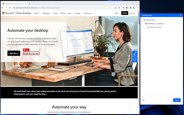 Microsoft Power Automate (Legacy) da Chrome Web Store para ser executado com OffiDocs Chromium online