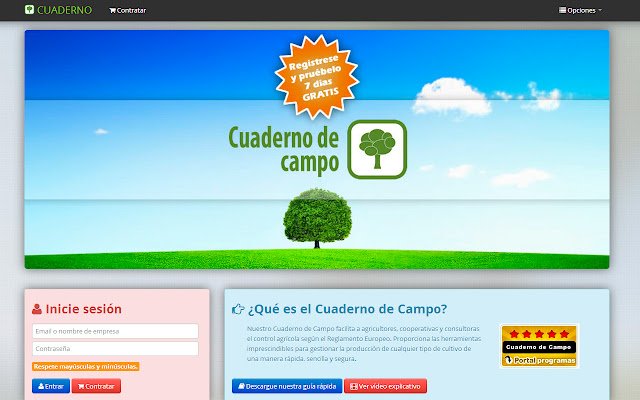 Chrome ウェブストアの Mi cuaderno de Campo を OffiDocs Chromium online で実行