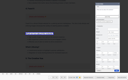 Mida.so  from Chrome web store to be run with OffiDocs Chromium online