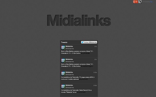 Midialinks de Chrome web store para ejecutarse con OffiDocs Chromium en línea