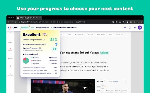 Migaku: Really Learn Languages  from Chrome web store to be run with OffiDocs Chromium online