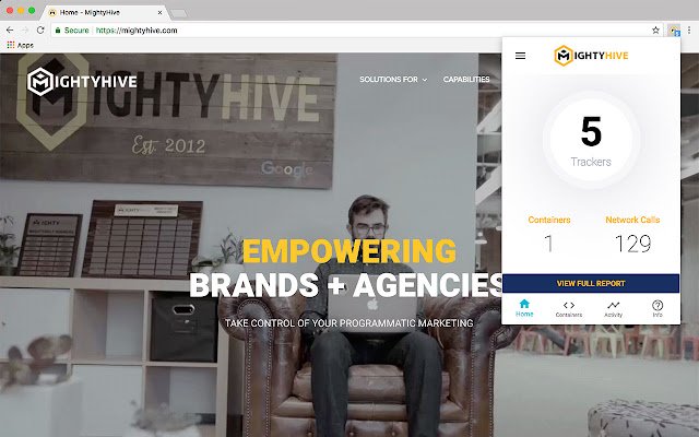 Ferramentas do site MightyHive da Chrome Web Store para serem executadas com o OffiDocs Chromium online