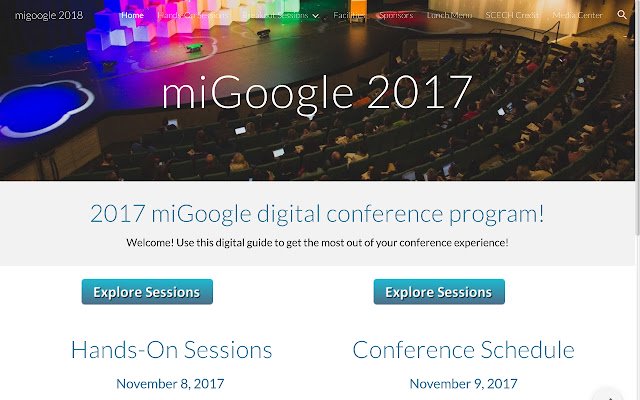 miGoogle Conference จาก Chrome เว็บสโตร์ที่จะทำงานร่วมกับ OffiDocs Chromium ออนไลน์