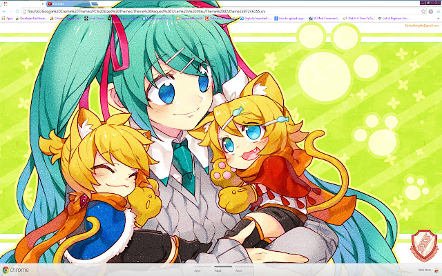 Miku And Friends 02 1600x900 din magazinul web Chrome va fi rulat cu OffiDocs Chromium online