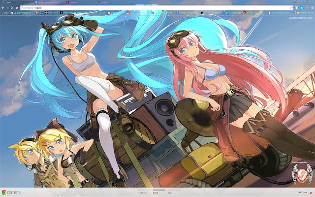 Miku And Friends 07 1600x900 Chrome 웹 스토어에서 OffiDocs Chromium 온라인으로 실행