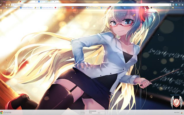 Miku And Friends 20 1366x768 din magazinul web Chrome va fi rulat cu OffiDocs Chromium online