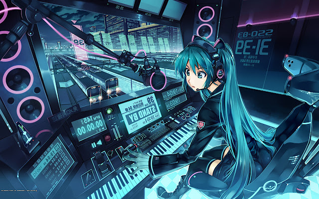 Miku Train Station 1920x1080  from Chrome web store to be run with OffiDocs Chromium online
