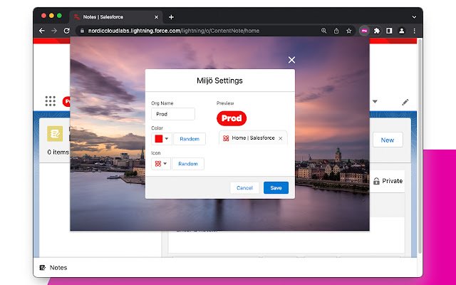 Miljo  from Chrome web store to be run with OffiDocs Chromium online