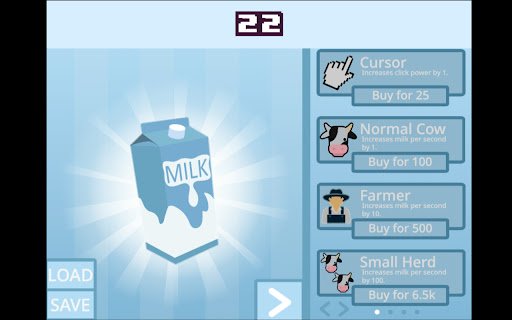 Milk Clicker  from Chrome web store to be run with OffiDocs Chromium online