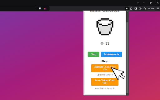 Milk Clicker Clicker game  from Chrome web store to be run with OffiDocs Chromium online