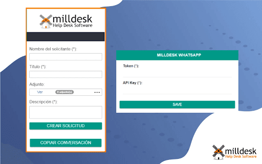 Milldesk Whatsapp en Español from Chrome web store to be run with OffiDocs Chromium online Milldesk Whatsapp en Español from Chrome web store to be run with OffiDocs Chromium online