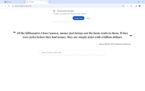 Millionaire Quotes  from Chrome web store to be run with OffiDocs Chromium online