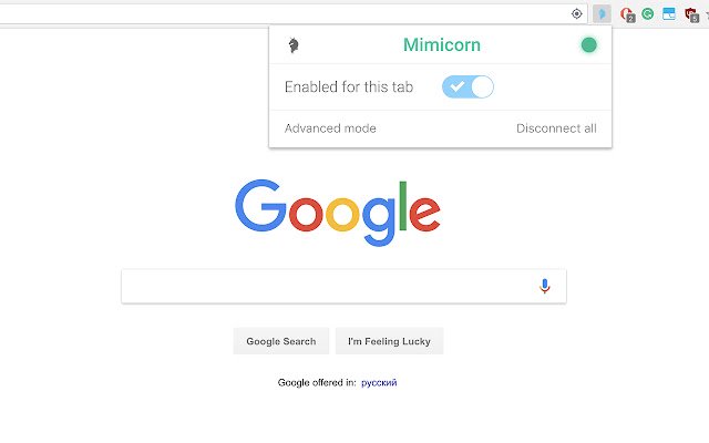 Mimicorn  from Chrome web store to be run with OffiDocs Chromium online