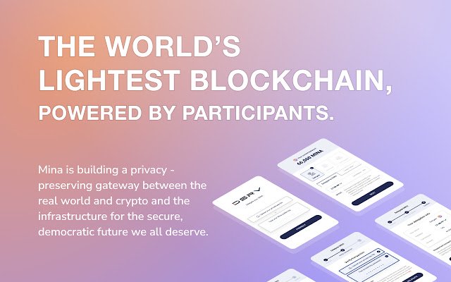 Mina Extension Wallet  from Chrome web store to be run with OffiDocs Chromium online