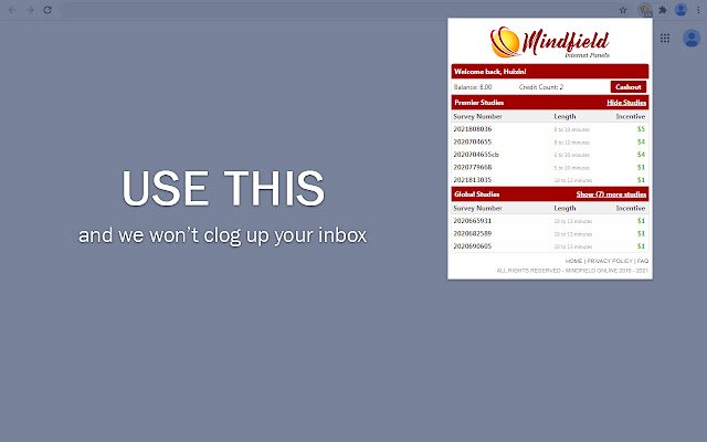 Mindfield Online із веб-магазину Chrome для запуску з OffiDocs Chromium онлайн