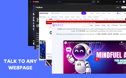 MindFuel AI Your Business Companion  from Chrome web store to be run with OffiDocs Chromium online