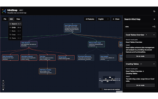 MindSnap  from Chrome web store to be run with OffiDocs Chromium online
