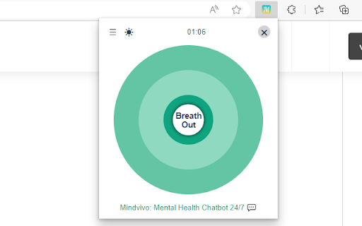 Mindvivo Mental Health Supporter 24/7  from Chrome web store to be run with OffiDocs Chromium online
