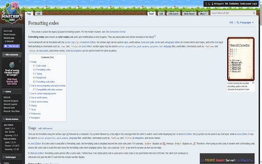 Minecraft Fandom to Wiki Extension  from Chrome web store to be run with OffiDocs Chromium online