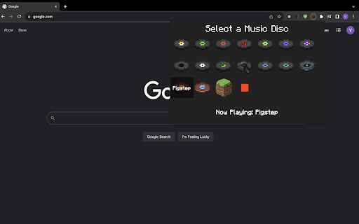 Minecraft Jukebox  from Chrome web store to be run with OffiDocs Chromium online