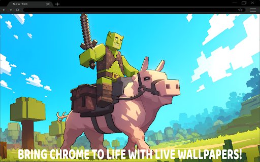Minecraft Shrek Riding Pig Live Wallpaper  from Chrome web store to be run with OffiDocs Chromium online