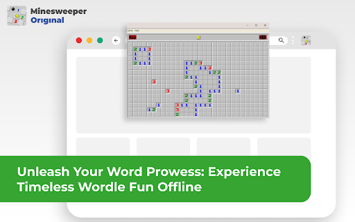 Minesweeper Original  from Chrome web store to be run with OffiDocs Chromium online