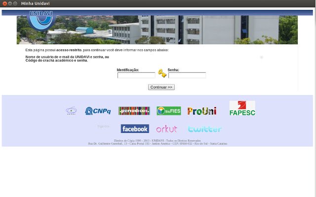 Minha UNIDAVI! mula sa Chrome web store na tatakbo sa OffiDocs Chromium online