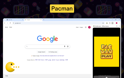MiniArcade Offline Games  from Chrome web store to be run with OffiDocs Chromium online