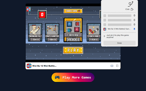 Mini Ba 12 Mini Battles2 Game in Browser Free  Offline available  from Chrome web store to be run with OffiDocs Chromium online