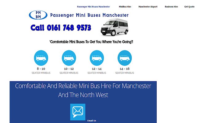 Minibus Manchester Urmston Passenger Minibus ຈາກຮ້ານເວັບ Chrome ທີ່ຈະດໍາເນີນການກັບ OffiDocs Chromium ອອນໄລນ໌