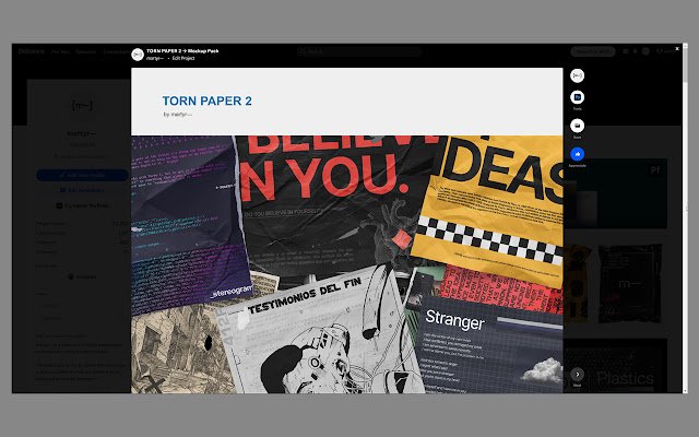 Minimal Behance  from Chrome web store to be run with OffiDocs Chromium online
