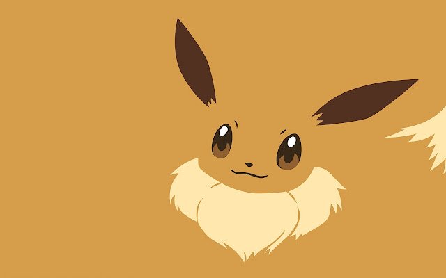 Minimale Eevee Pokémon GOThemes uit de Chrome-webwinkel voor gebruik met OffiDocs Chromium online