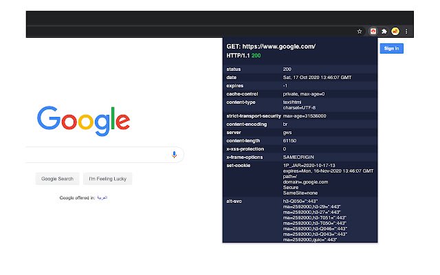 Minimal Http Header mula sa Chrome web store na tatakbo sa OffiDocs Chromium online