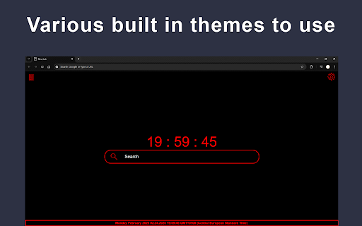 Minimalistic new tab from Chrome web store to be run with OffiDocs Chromium online Minimalistic new tab from Chrome web store to be run with OffiDocs Chromium online