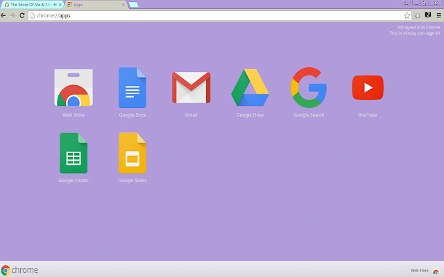 Minimalistic Purple Ultimate Theme  from Chrome web store to be run with OffiDocs Chromium online