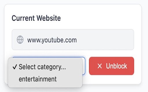 Minimal Site Blocker  from Chrome web store to be run with OffiDocs Chromium online