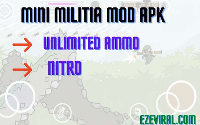 Chrome web mağazasından Mini Militia Mod Apk Sınırsız Cephane ve Nitro, OffiDocs Chromium çevrimiçi ile çalıştırılacak