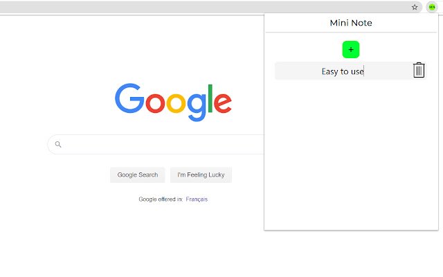 Mini Note  from Chrome web store to be run with OffiDocs Chromium online