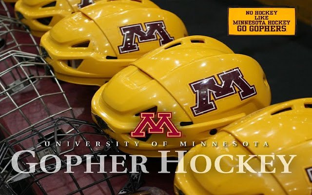 Minnesota Golden Gopher Hockey Theme dal web store di Chrome da eseguire con OffiDocs Chromium online