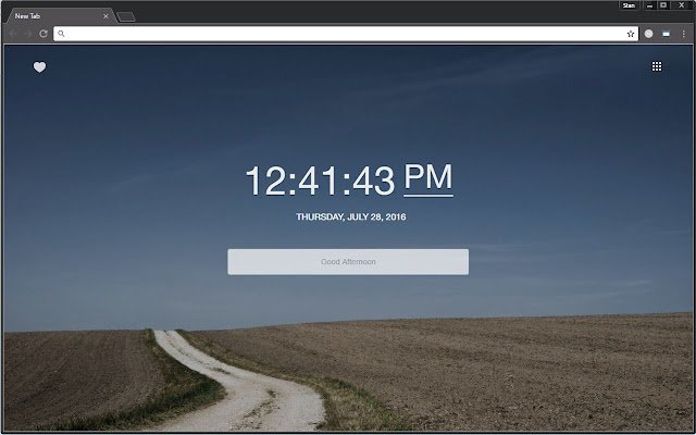 OffiDocs Chromium online で実行する Chrome Web ストアの最小新しいタブ