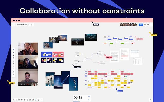 Miro: Whiteboard for Collaboration de Chrome web store para ejecutarse con OffiDocs Chromium en línea