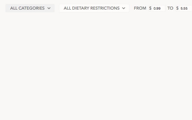 Filtri Fooda mancanti dal Chrome Web Store da eseguire con OffiDocs Chromium online