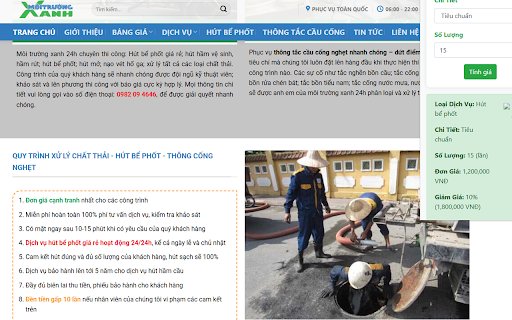 Môi Trường Xanh 24h  from Chrome web store to be run with OffiDocs Chromium online
