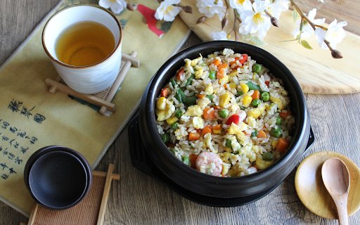 Mixed rice dish  from Chrome web store to be run with OffiDocs Chromium online