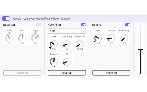Mixider  from Chrome web store to be run with OffiDocs Chromium online