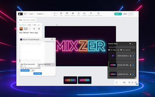 Mixzer Auto Recraft from Chrome web store to be run with OffiDocs Chromium online Mixzer Auto Recraft from Chrome web store to be run with OffiDocs Chromium online