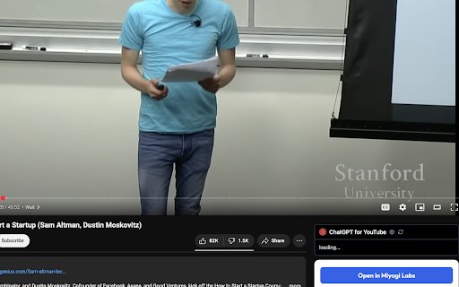 Miyagi Labs  from Chrome web store to be run with OffiDocs Chromium online