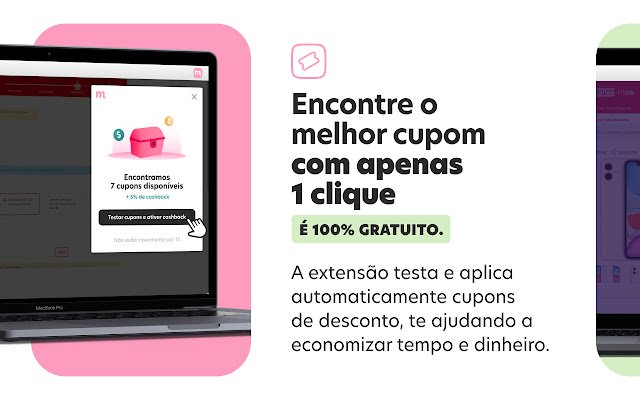 Méliuz: Cashback e cupons em suas compras از فروشگاه وب Chrome با OffiDocs Chromium به صورت آنلاین اجرا می شود