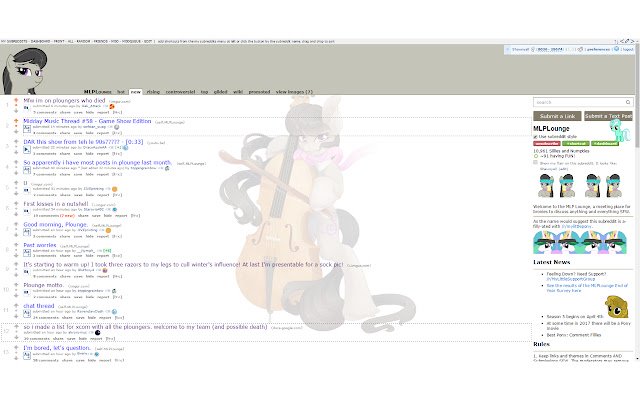MLPLounge Octavia Theme mula sa Chrome web store na tatakbo sa OffiDocs Chromium online